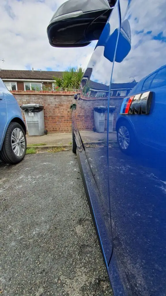 Meguiars deep crystal full carnauba wax on our demo bmw m235i